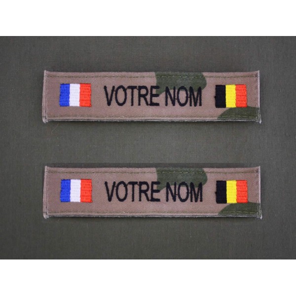 Bande Patro OTAN CE avec Drapeau France / Belgique (par 2)