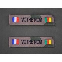 Bande Patro OTAN CE avec Drapeau France / Cameroun (par 2)