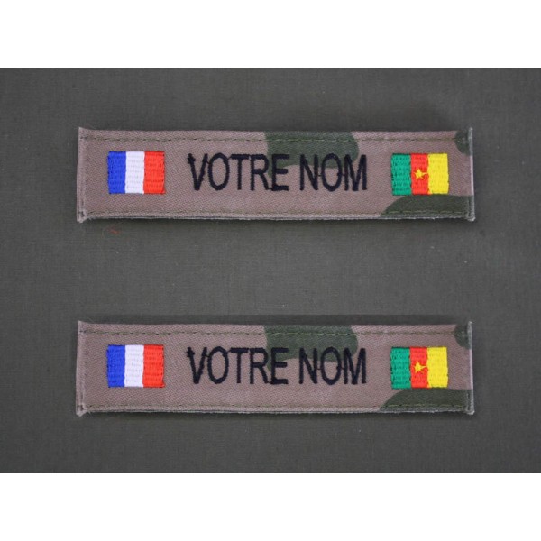 Bande Patro OTAN CE avec Drapeau France / Cameroun (par 2)
