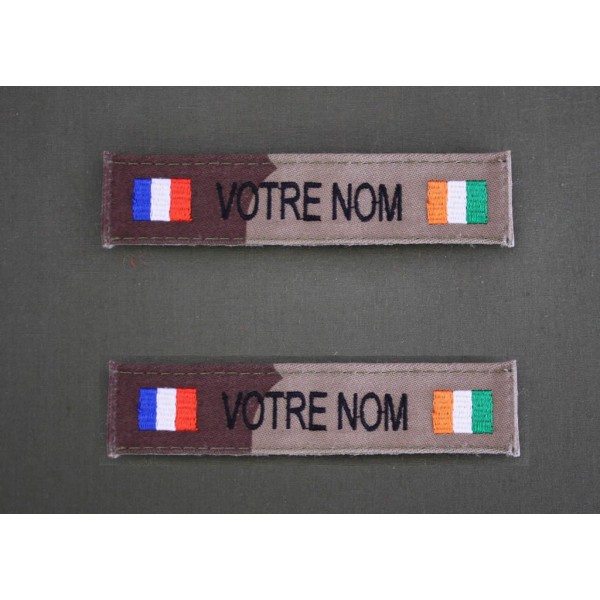 Bande OTAN CE avec Drapeau France / Côte d'Ivoire (par 2)