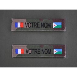 Bande Patro OTAN CE avec Drapeau France / Djibouti (par 2)