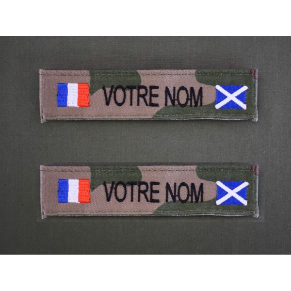 Bande Patro OTAN CE avec Drapeau France / Ecosse (par 2)