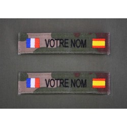 Bande Patro OTAN CE avec Drapeau France / Espagne (par 2)