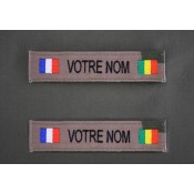 Bande Patro OTAN CE et Sable avec Drapeau France / Pays d'Afrique (17)