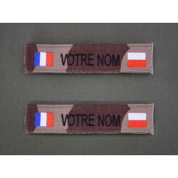 Bande Patro OTAN CE avec Drapeau France / Pologne (par 2)