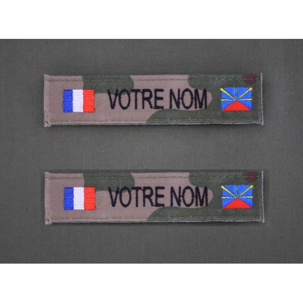 Bande Patro OTAN CE avec Drapeau France / Réunion (par 2)
