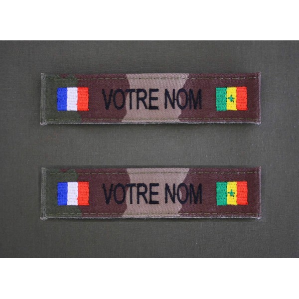 Bande Patro OTAN CE avec Drapeau France / Sénégal (par 2)