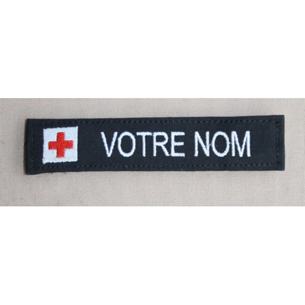 Bande Patro noire avec logo Infirmerie (à l'unité)