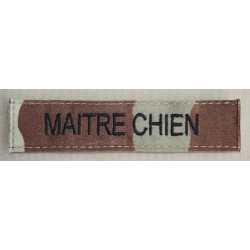 Bande Patro Sable Bariolé  "MAÎTRE CHIEN" (à l'unité)