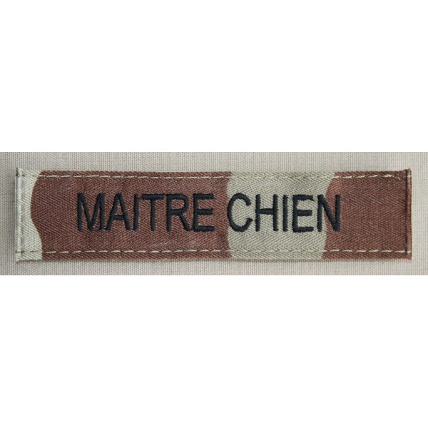 Bande Patro Sable Bariolé  "MAÎTRE CHIEN" (à l'unité)