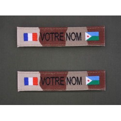 Bande Patro Sable Bariolé avec Drapeau France / Djibouti (par 2)