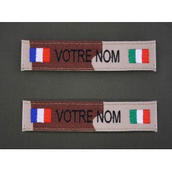 Bande Patro Sable Bariolé avec Drapeau France / Italie (par 2)