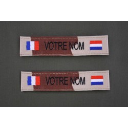 Bande Patro Sable Bariolé avec Drapeau France / Pays-Bas (par 2)