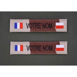 Bande Patro Sable Bariolé avec Drapeau France / Pologne (par 2)