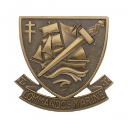 Insigne de béret Commando Marine