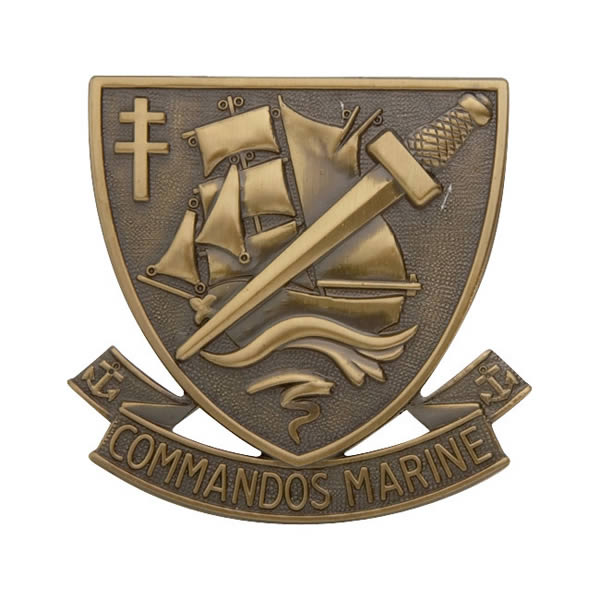 Insigne de béret Commando Marine